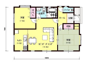 平屋住宅の間取り》小さな家でも暮らしやすいアイデアが満載の実例16選 